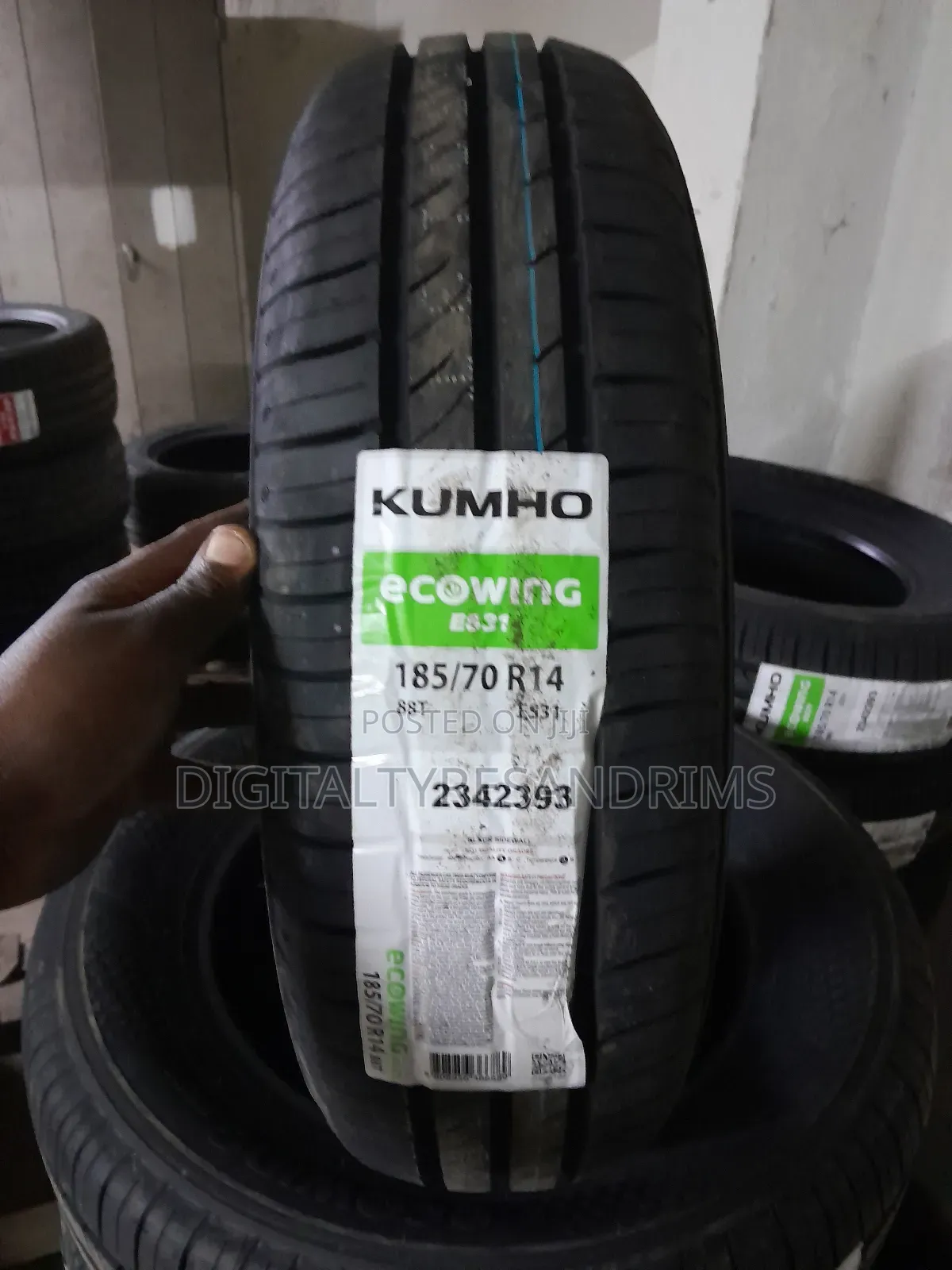 185/70r14 Kumho Tyres Brand New Made in Korea
