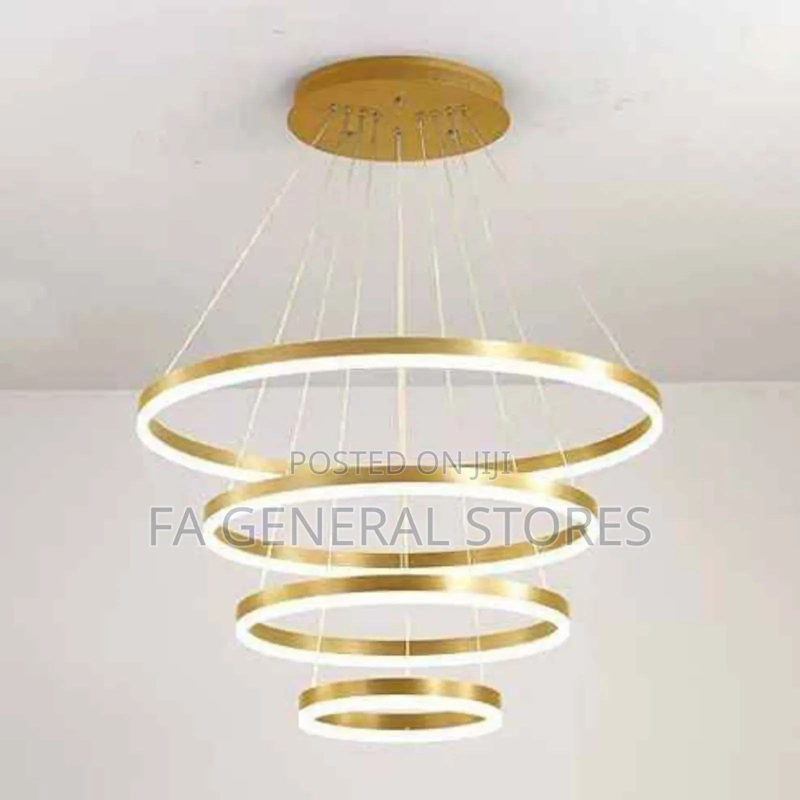 4 Rings Led Ring Chandelier