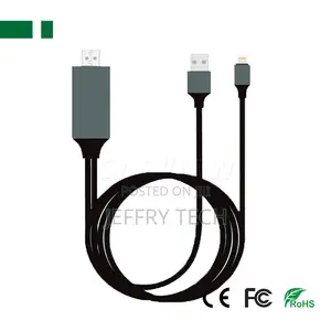 Cva-3033 1080p Lightning to Hdmi Converter for iPhone to Tv