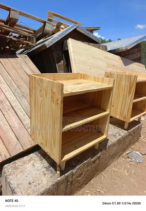 Wooden Bedside