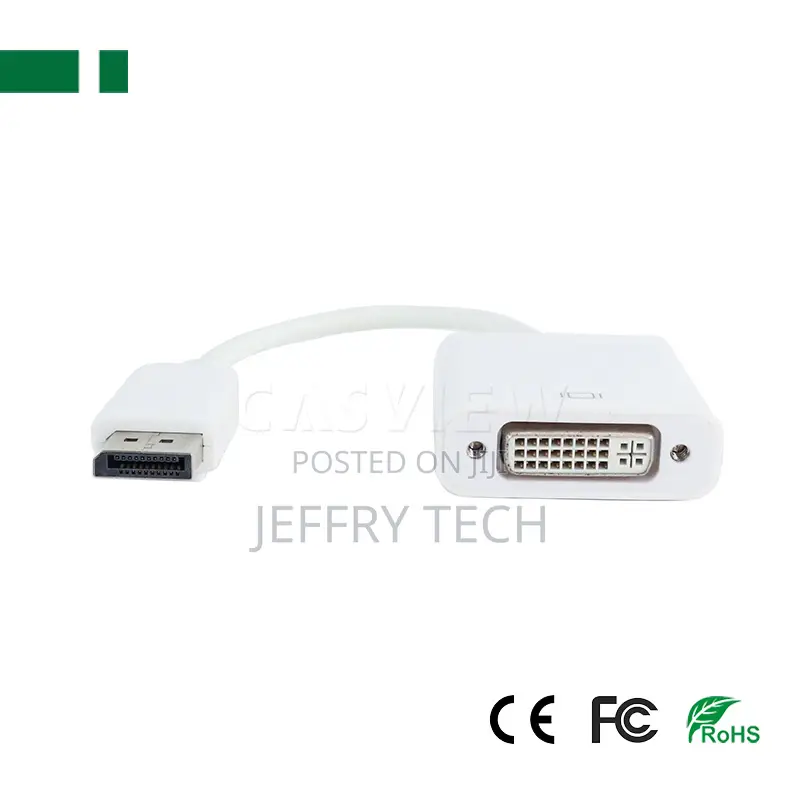 CHV-51 Display Port Dp Male to Dvi Female Adapter