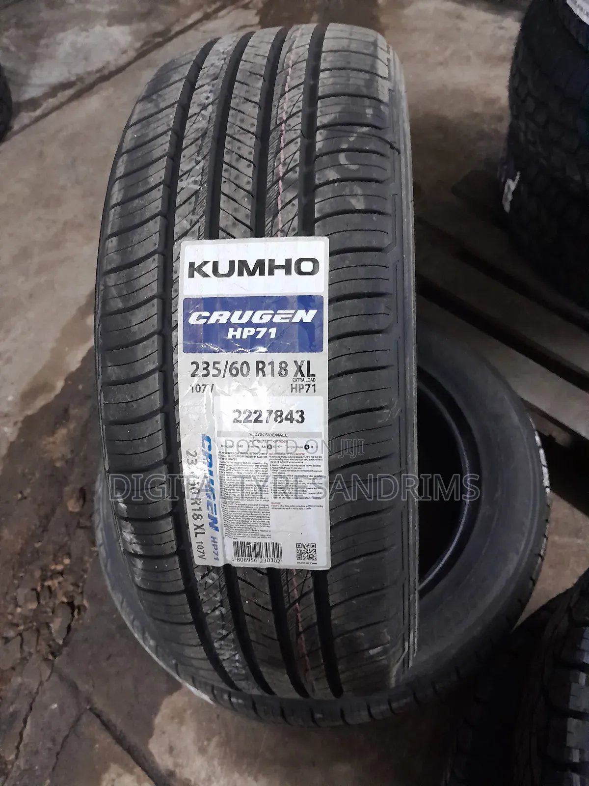 235/60r18 Kumho Tyres Brand New Made in Korea