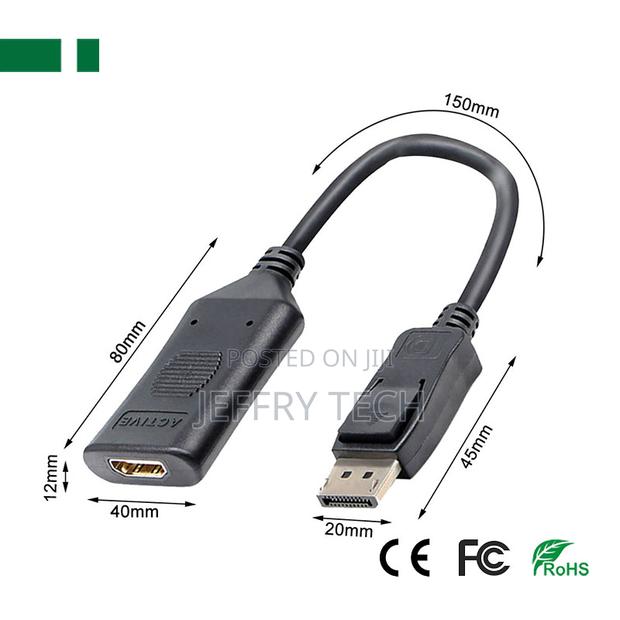 CHV-49a Active at 30hz Dp to Hdmi Adapter - thumbnail 2