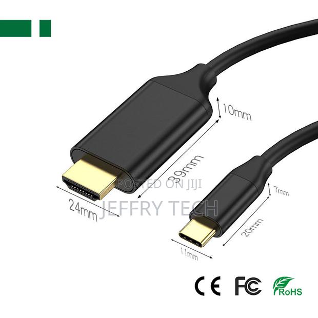 CHM-Tc108 at 60hz Usb 3.1 Type-C to Hdmi Male Cable - thumbnail 3