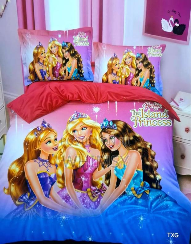 Barbie "The Island Princess" Themed Bedding Set. - main view