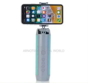 Portable Bluetooth Speaker With Selfie Stick Power Bank