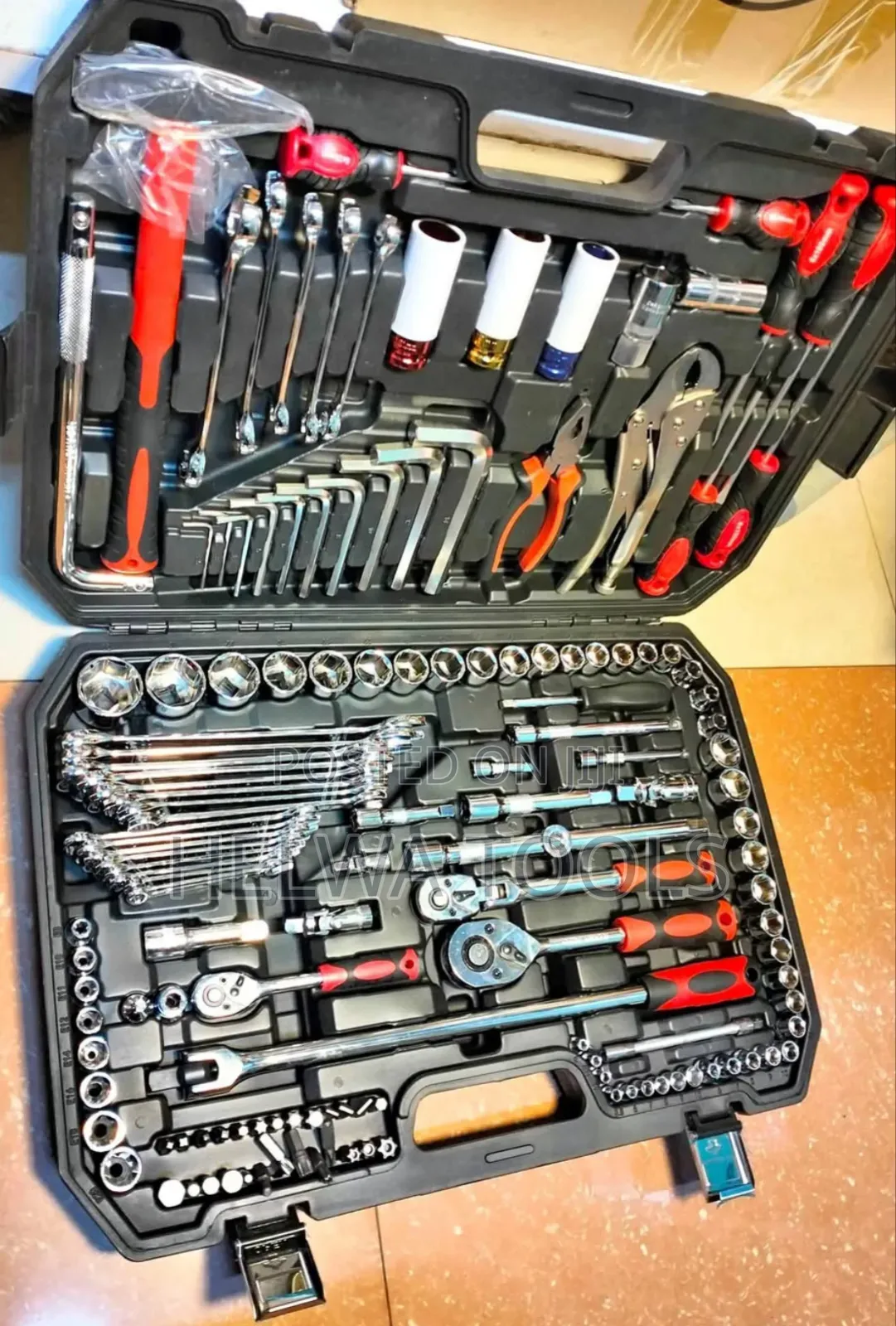 142 PCS Combined Spanner and Socket Set