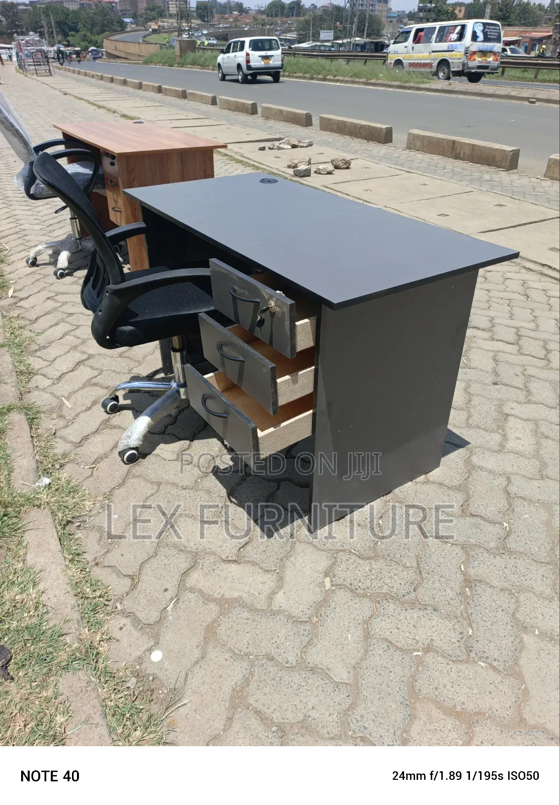 Gk7office Desk With Office Secretarial Office Chair