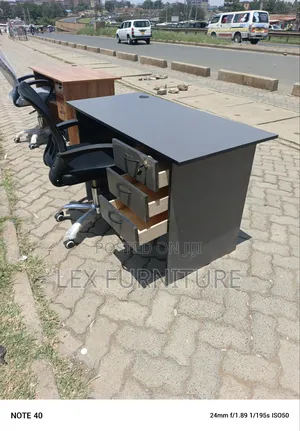 Gk7office Desk With Office Secretarial Office Chair