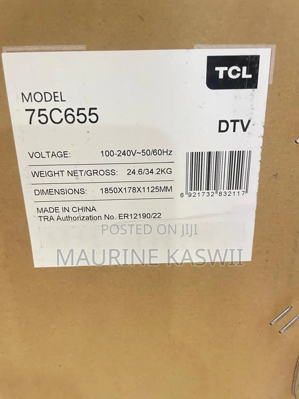 TCL 75” C655 Qled Pro (Plus)Google 75c655 (2025