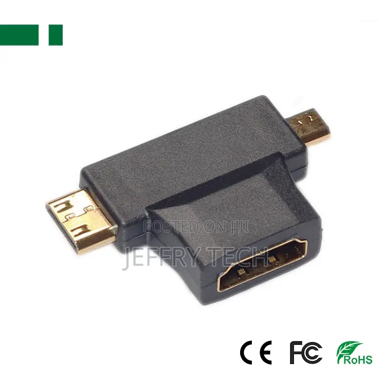 Cha-030 Hdmi Female to Micro and Mini Male Connector