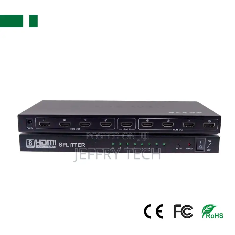 CHM-1008- 3d at 30hz 1x8 Hdmi Video Splitter
