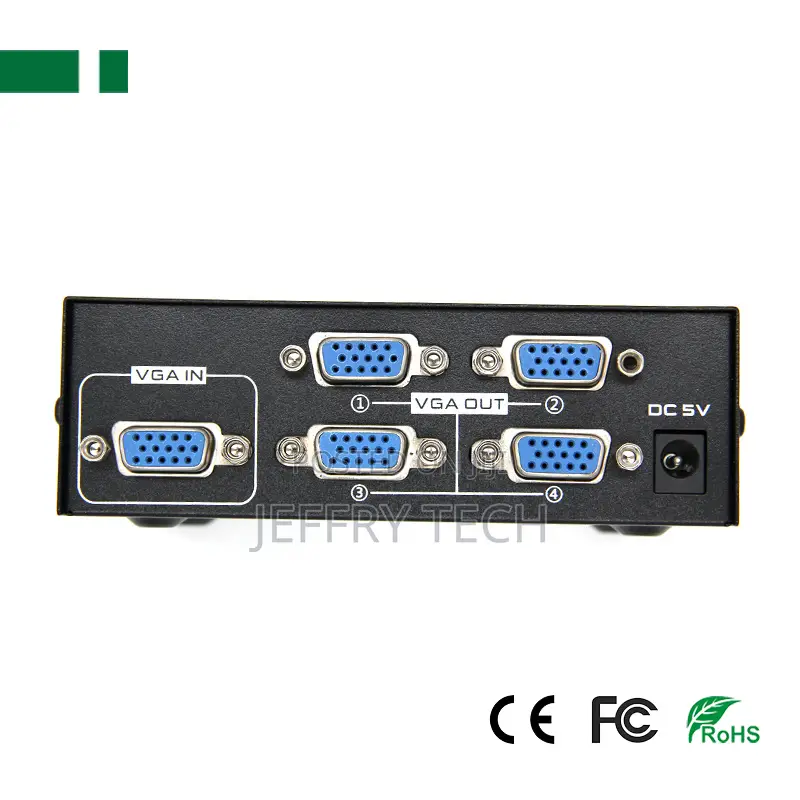 Vga-2004 1080p 1x4 200mhz Vga Video Splitter