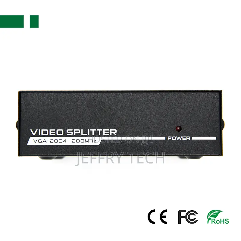Vga-2004 1080p 1x4 200mhz Vga Video Splitter