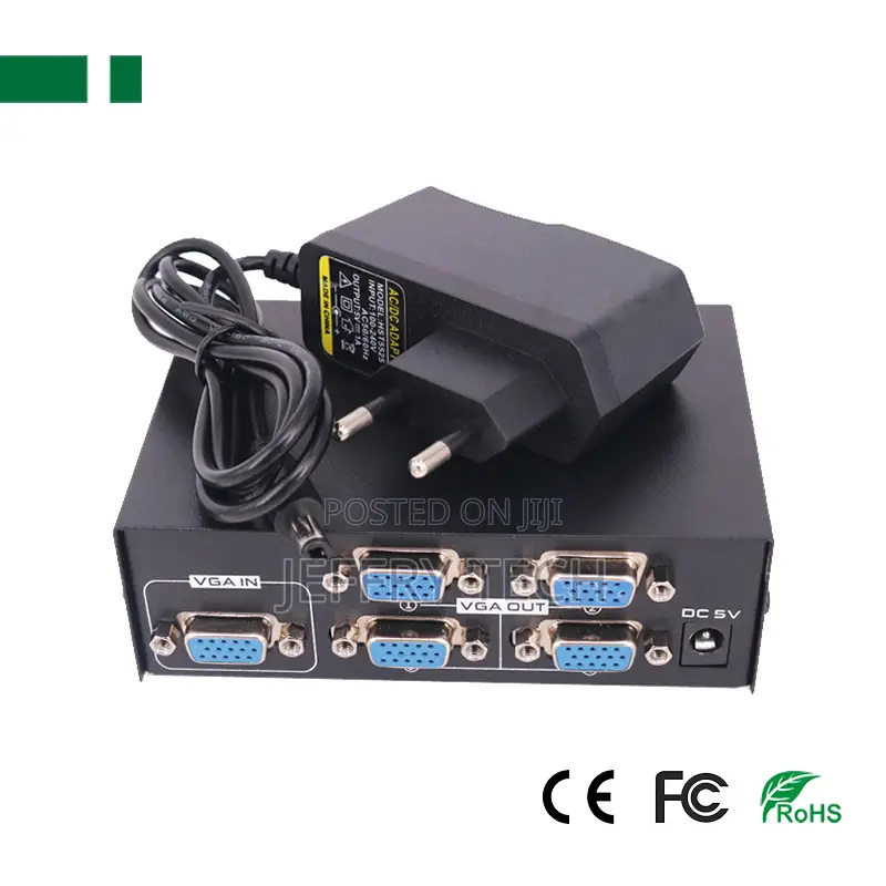 Vga-2004 1080p 1x4 200mhz Vga Video Splitter