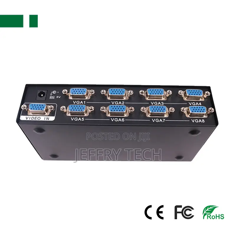Vga-2008 1080p 1x8 200mhz Vga Video Splitter