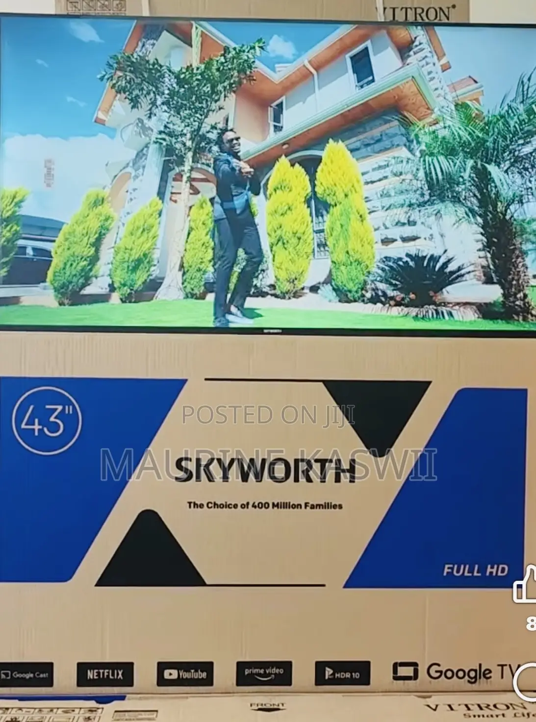 Skyworth 43 “ Full Hd Frameless Google Tv