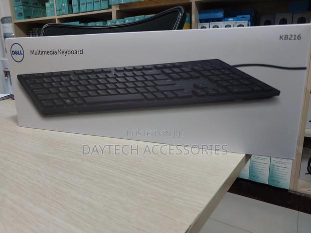 Dell Kb216 Qwerty Usb Multimedia Keyboard – Black 580-Adhk