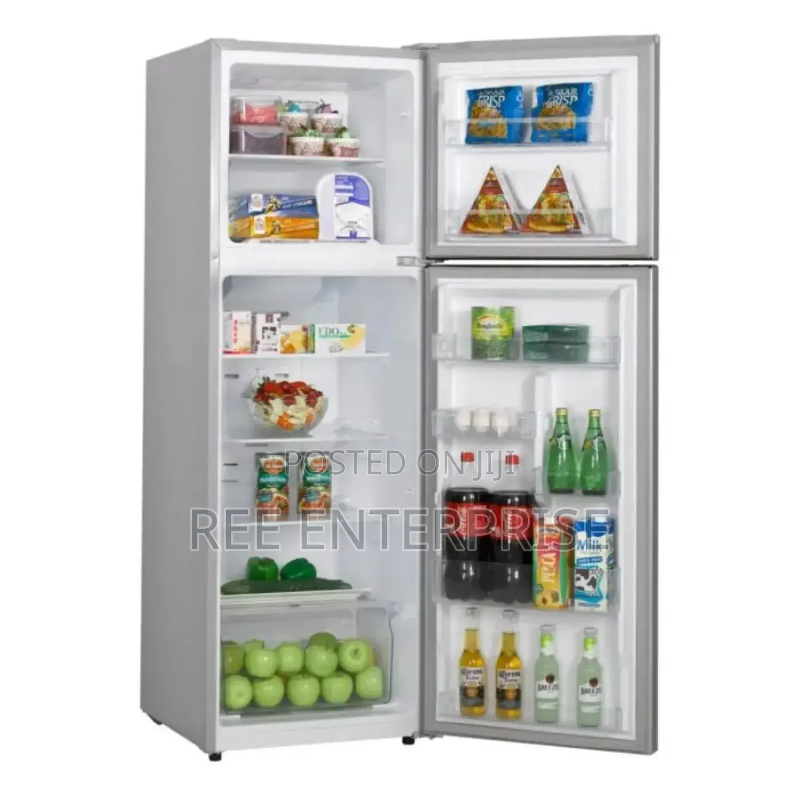 No Frost Hisense Refrigerator 203 Litres Double Door