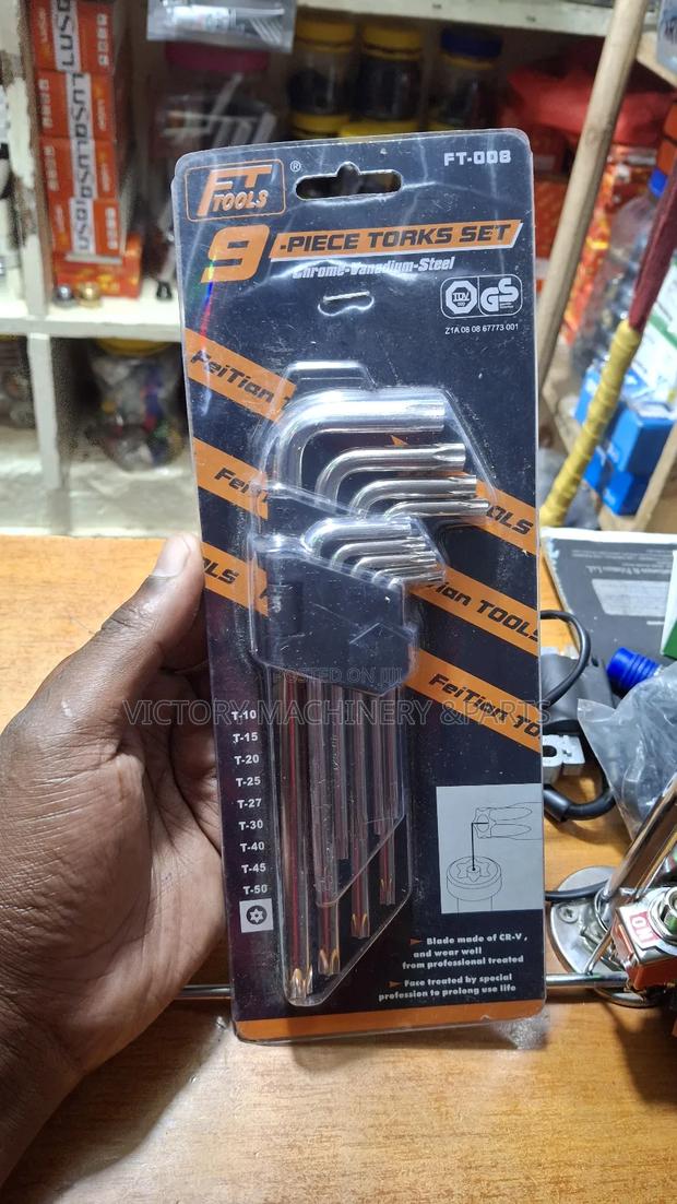 9pcs Torks Set Allen Key