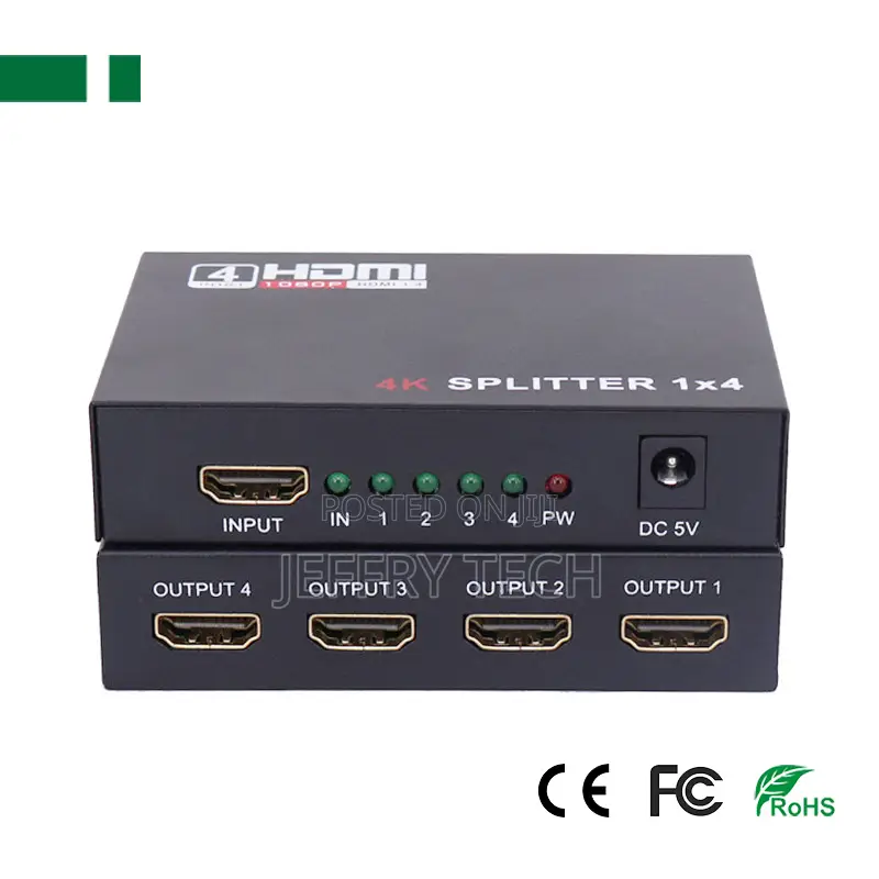 CHM-1014- 3d at 30hz 1x4 Hdmi Video Splitter