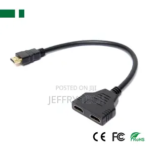CHM-201 1*2 Hdmi Male to Female Splitter Cable