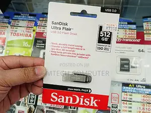 Sandisk Ultra Flair 3.0 512gb -Sdcz73-512g-G46