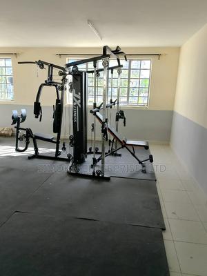 Multi-Gym Machine With Smith Machine Bar Cable Crossover - thumbnail 2