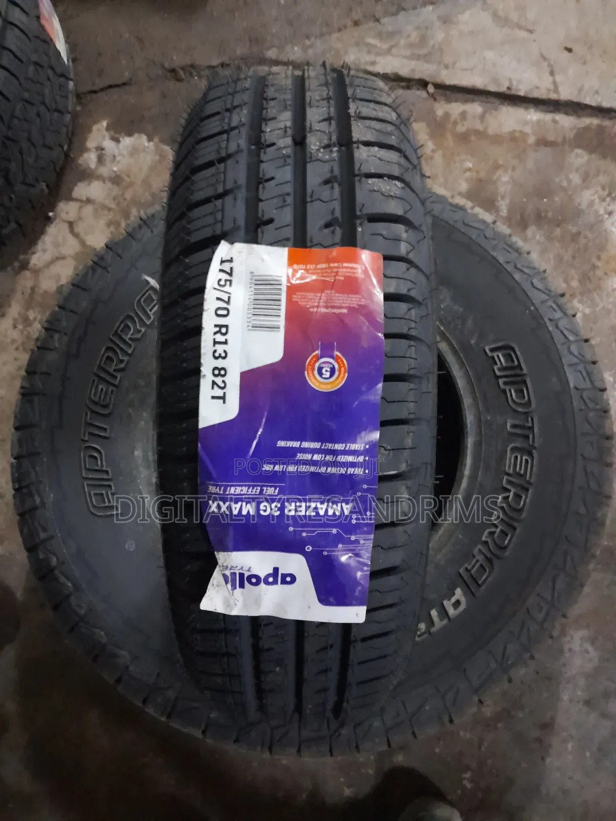 175/70r13 Apollo Tyres Brand New Made in India