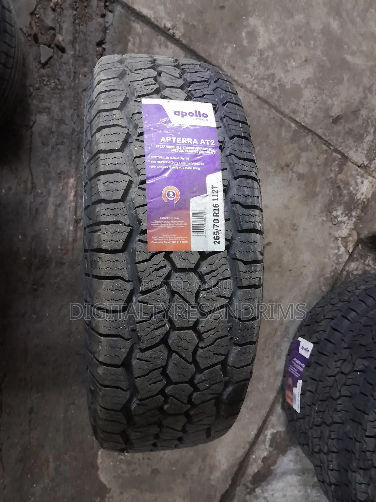265/70r16 Apollo Tyres Brand New Made in India