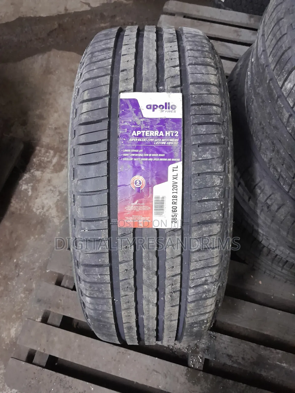 285/60r18 Apollo Tyres Brand New Made in India