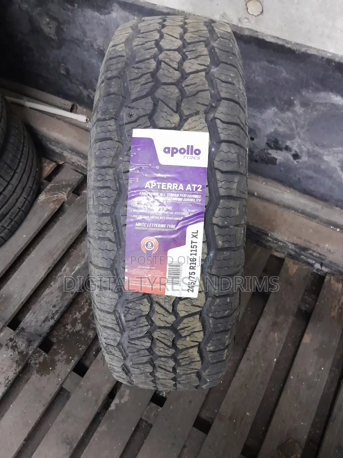 245/75r16 Apollo Tyres Brand New Made in India