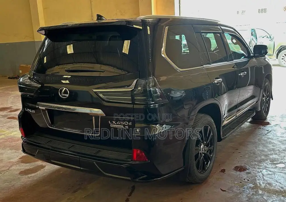 Lexus LX 450d AWD 2018 Matt Black