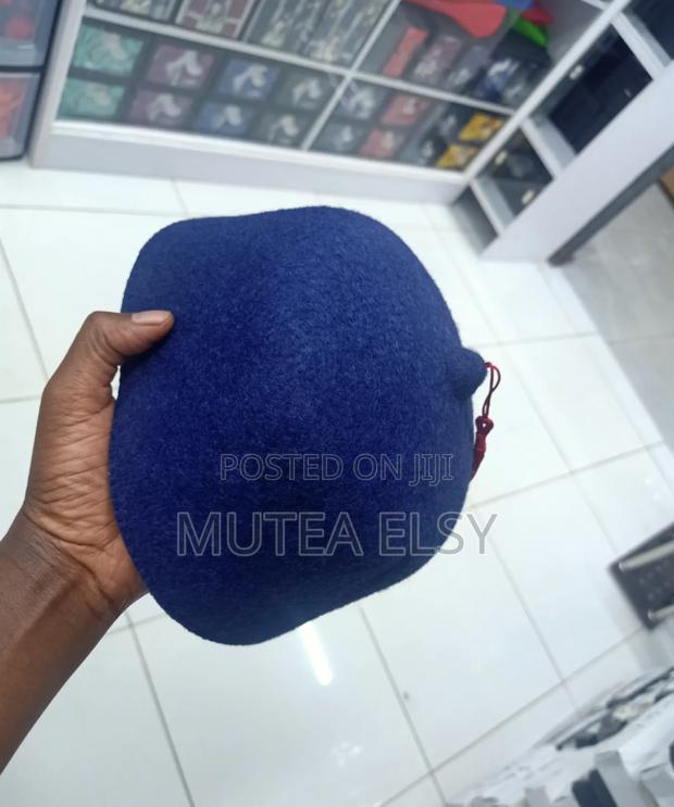 Royal Blue Faz Hats - thumbnail 3