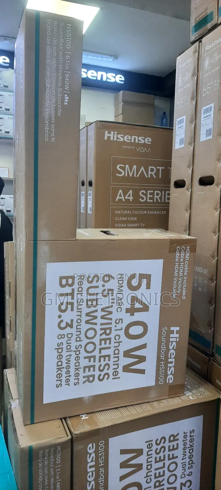 Hisense Hs5100 5.1ch Sounbar – 540w.