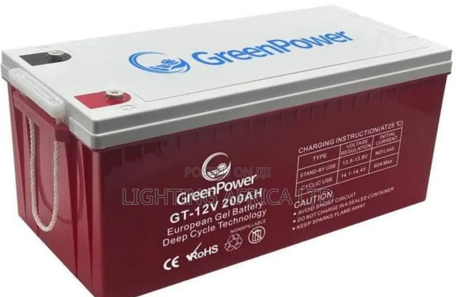 Green Energy Heavy Duty Gel Battery