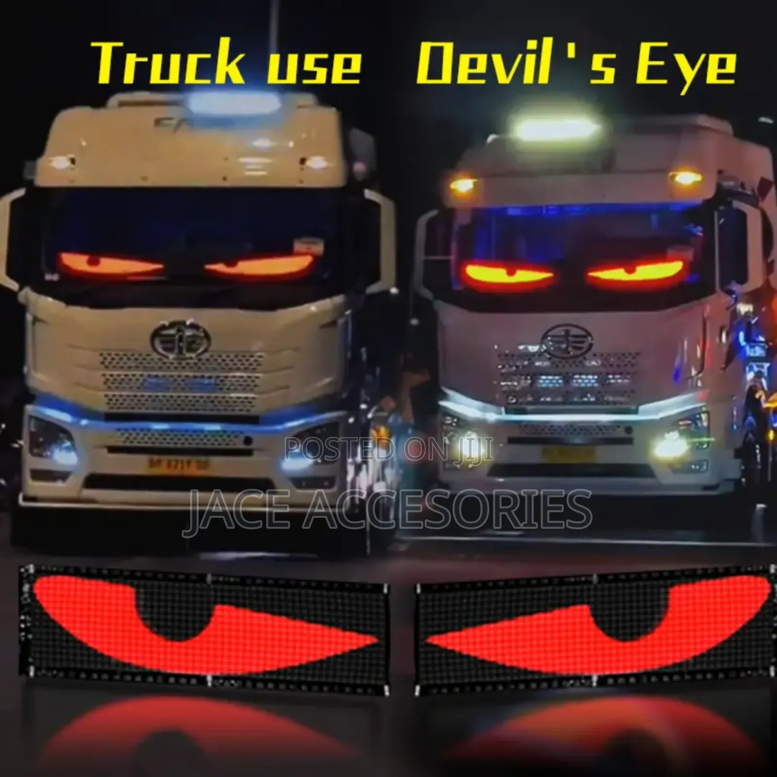 Car/ Truck Windscreen  Devil Eye Matrix