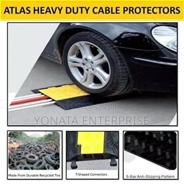 2 Channel Rubber Cable Protector - thumbnail 2