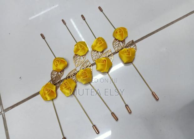 Classic Yellow Lapel Pins - main view