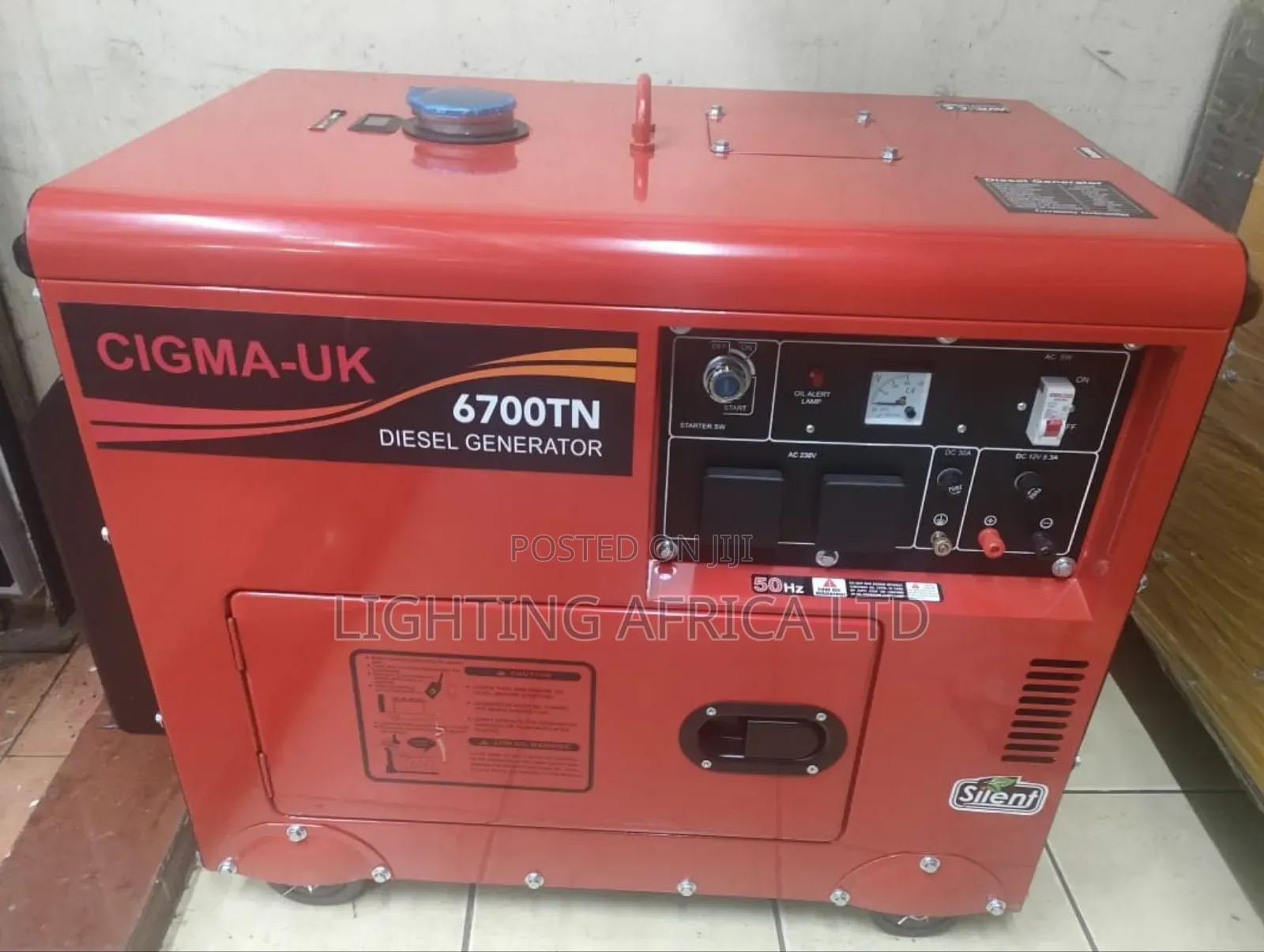 8.0kva Cigma Uk Diesel Engine Silent Generator With Ats