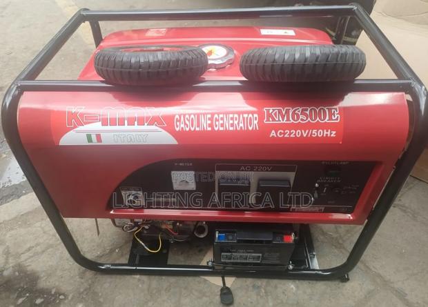 Kmax 6500 Wheel Balance 7.5kva Petrol Engine Generator - main view
