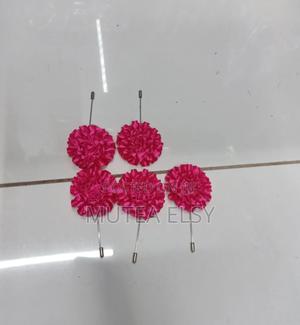 Shouting Red Pink Lapel Pins - main view