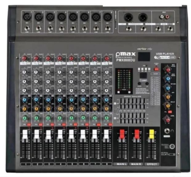 8ch Max Powered Mixer 1000w X 2 Output Power - main view