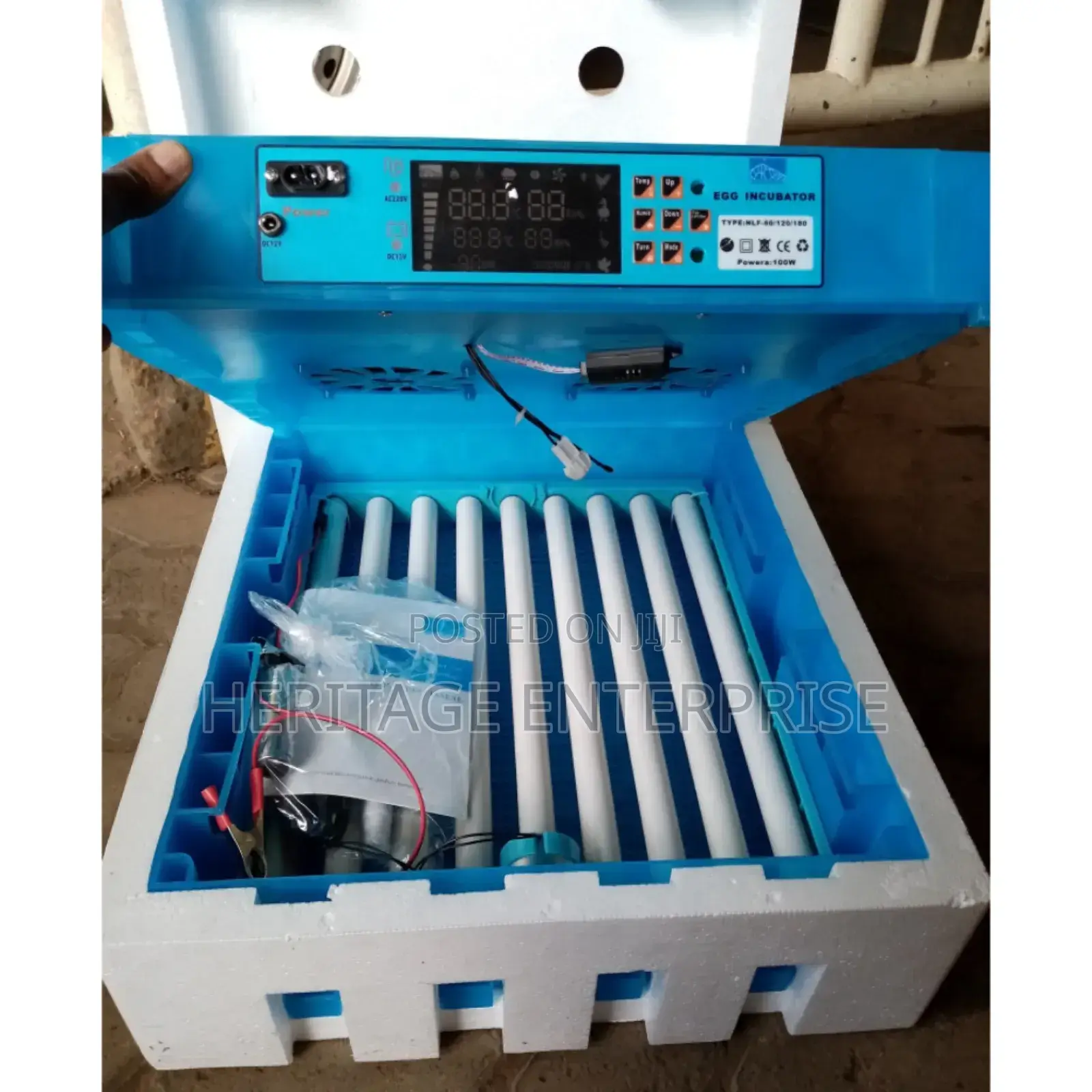 64 Eggs Automatic Roller Turning Incubator