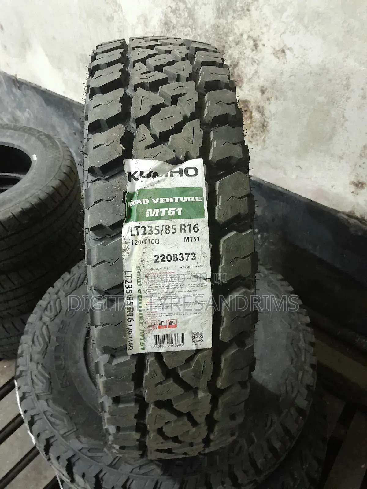 235/85r16 Kumho Tyres Brand New Made in Korea