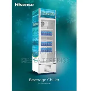 382 Litres Showcase Hisense Glass Door With Lock