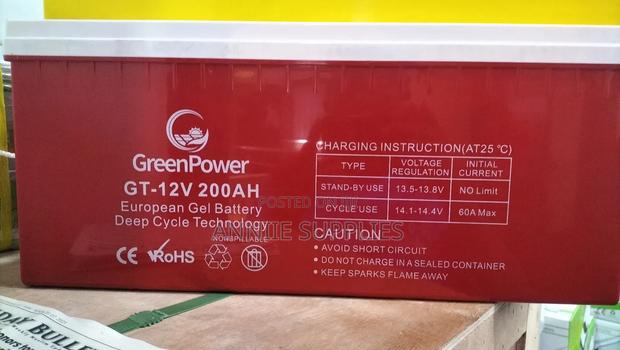 Green Power Gel 200ah Battery - thumbnail 2