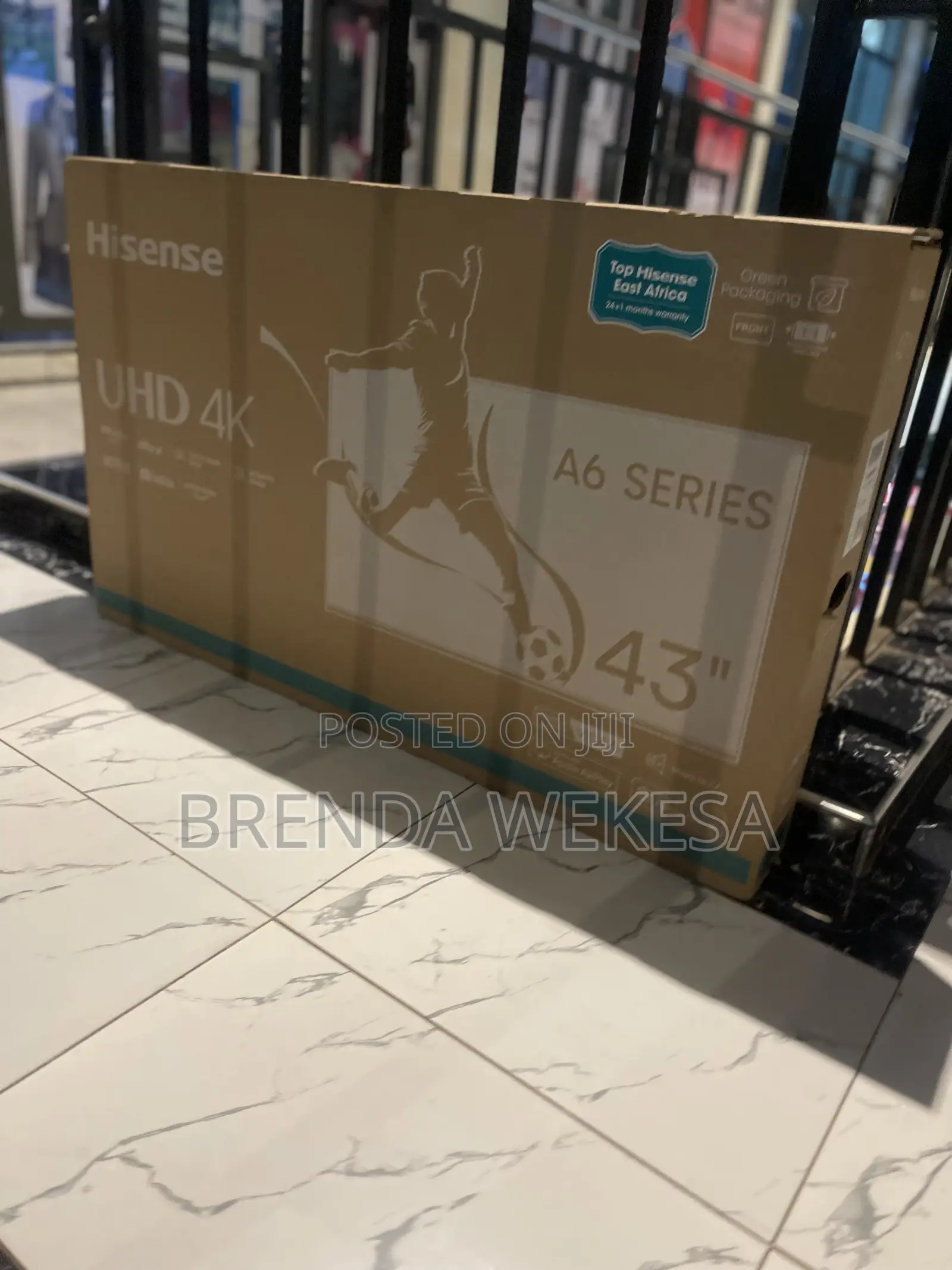 Hisense 43 Inch Smart Uhd Frameless Tv 43a6n