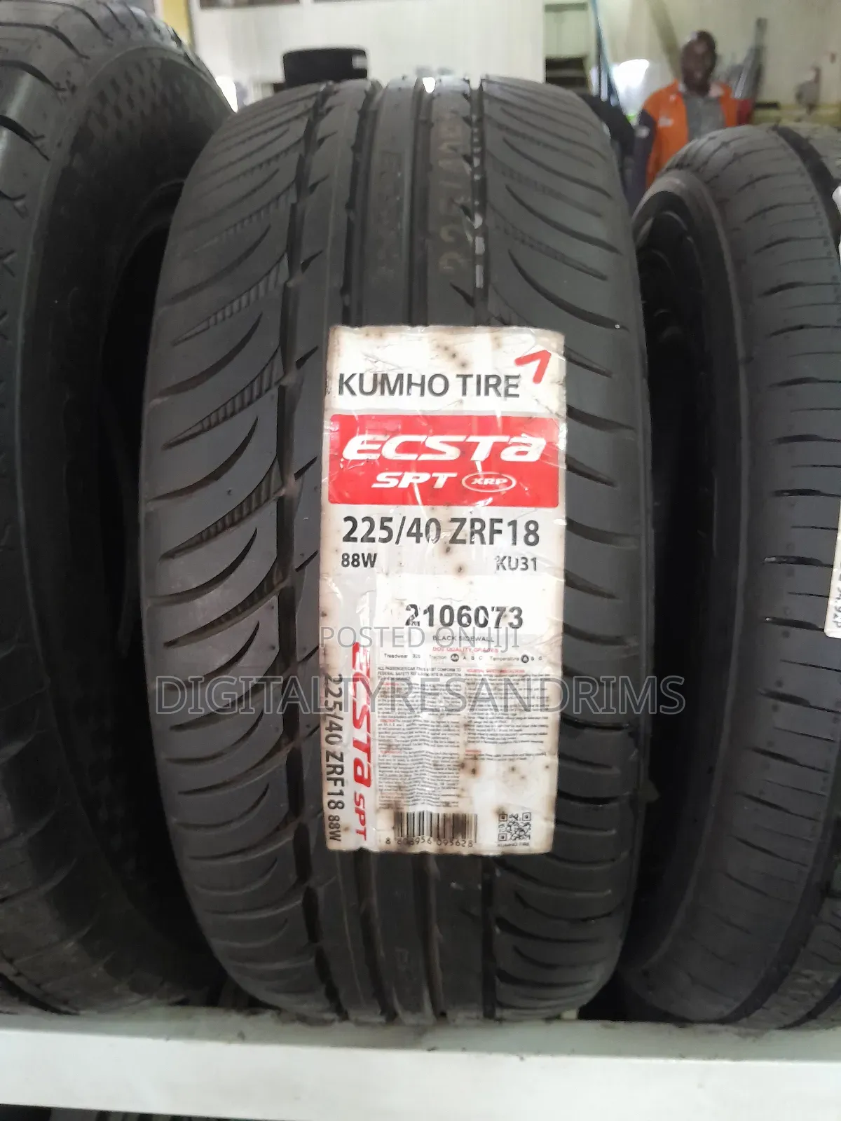 225/40r18 Kumho Tyres Brand New Made in Korea