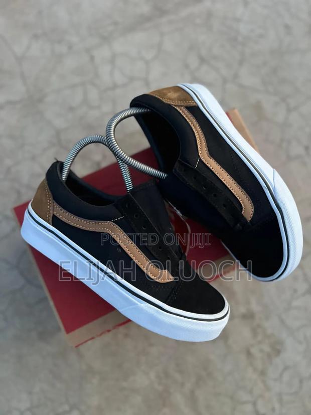Skater Vans Black White Sole - thumbnail 3